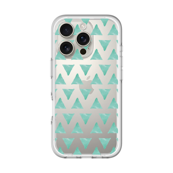 Slim Protection Premium Case［ Original - Favorite Color Triangle - Green ］