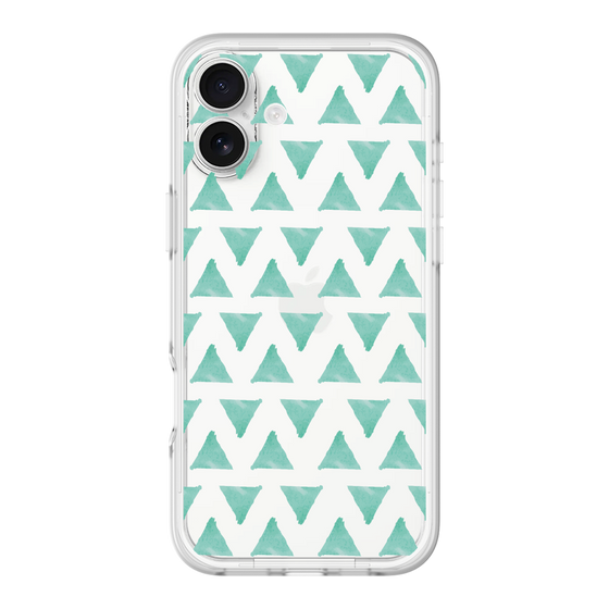 Slim Protection Premium Case［ Original - Favorite Color Triangle - Green ］