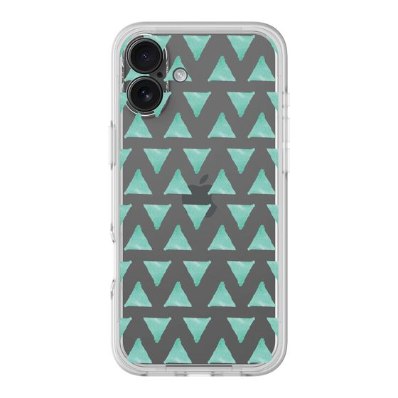 Slim Protection Premium Case［ Original - Favorite Color Triangle - Green ］