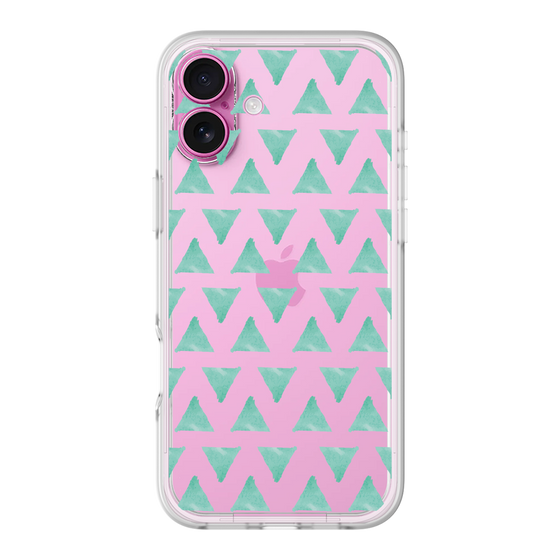 Slim Protection Premium Case［ Original - Favorite Color Triangle - Green ］