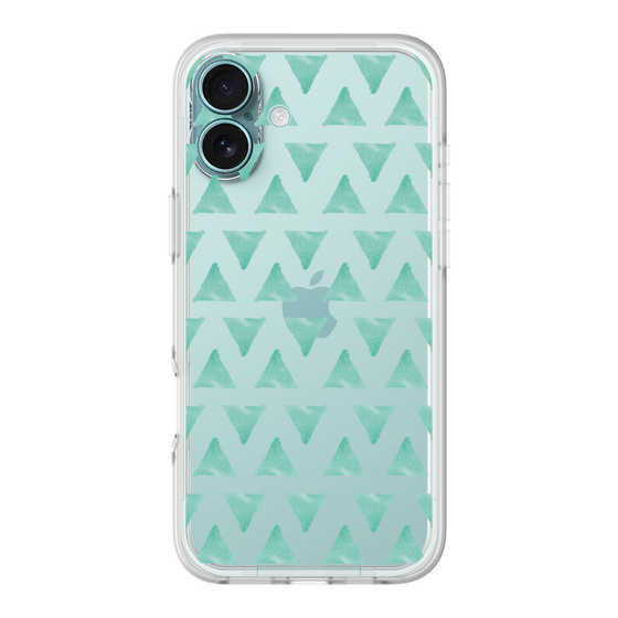 Slim Protection Premium Case［ Original - Favorite Color Triangle - Green ］