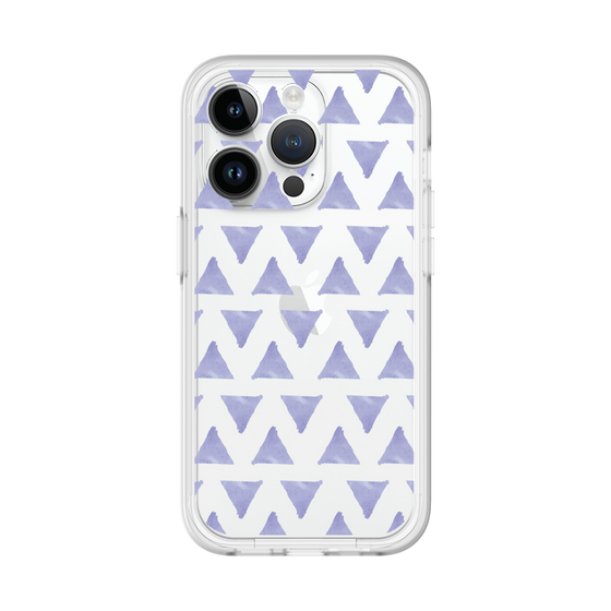 Slim Protection Premium Case［ Original - Favorite Color Triangle - Purple ］