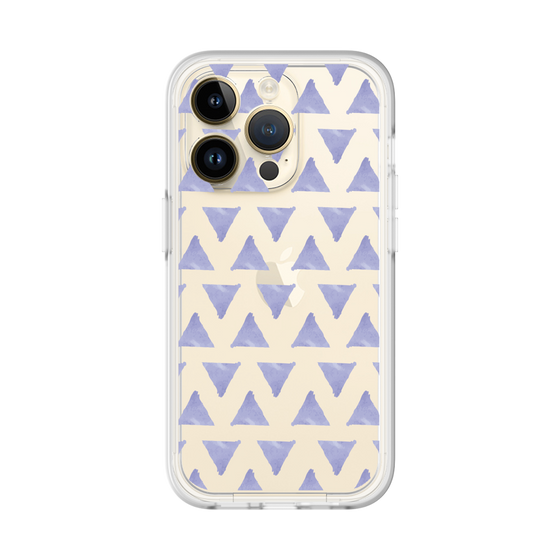 Slim Protection Premium Case［ Original - Favorite Color Triangle - Purple ］