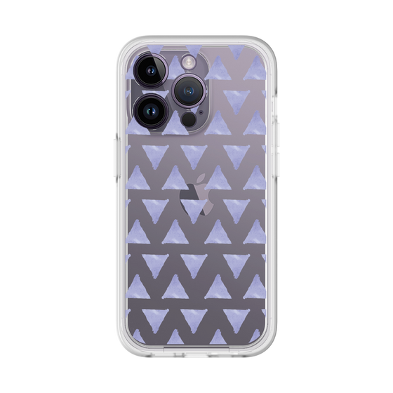 Slim Protection Premium Case［ Original - Favorite Color Triangle - Purple ］