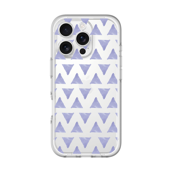 Slim Protection Premium Case［ Original - Favorite Color Triangle - Purple ］