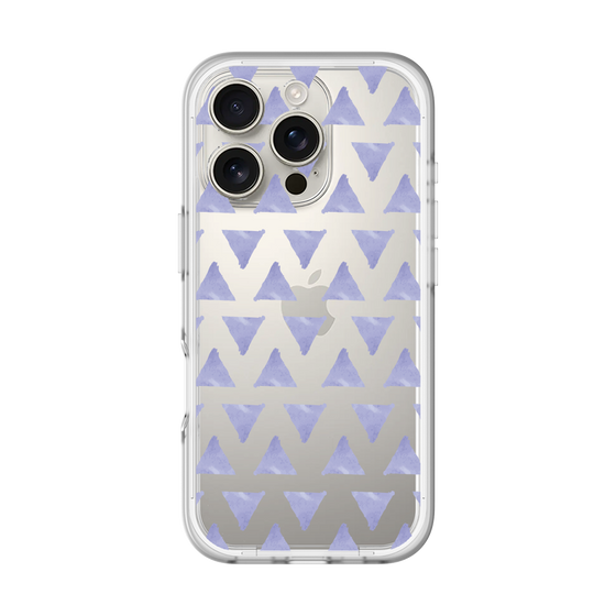 Slim Protection Premium Case［ Original - Favorite Color Triangle - Purple ］