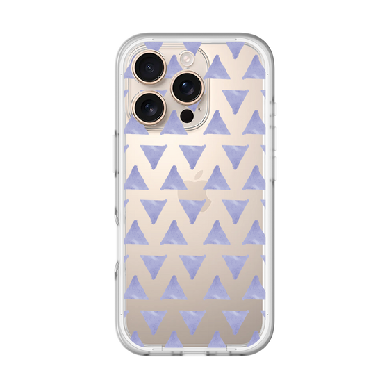 Slim Protection Premium Case［ Original - Favorite Color Triangle - Purple ］