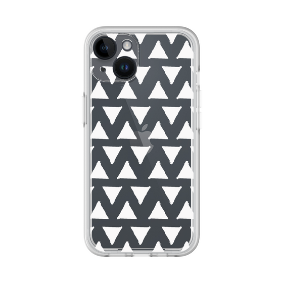 Slim Protection Premium Case［ Original - Favorite Color Triangle - White ］