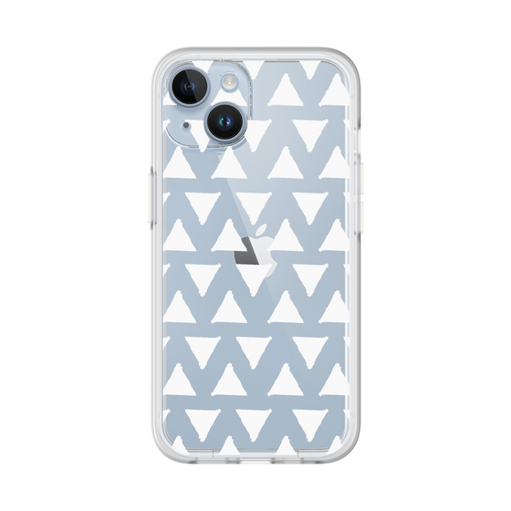 Slim Protection Premium Case［ Original - Favorite Color Triangle - White ］