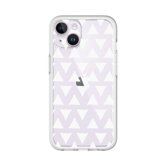 Slim Protection Premium Case［ Original - Favorite Color Triangle - White ］
