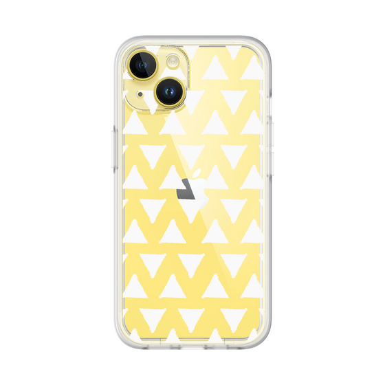 Slim Protection Premium Case［ Original - Favorite Color Triangle - White ］