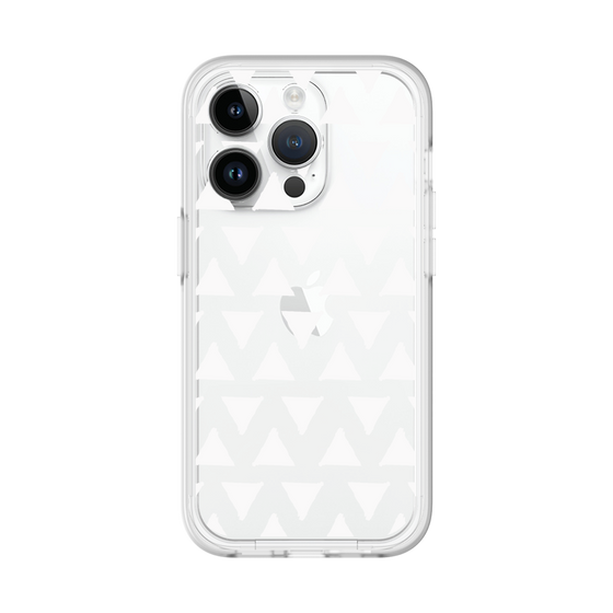 Slim Protection Premium Case［ Original - Favorite Color Triangle - White ］