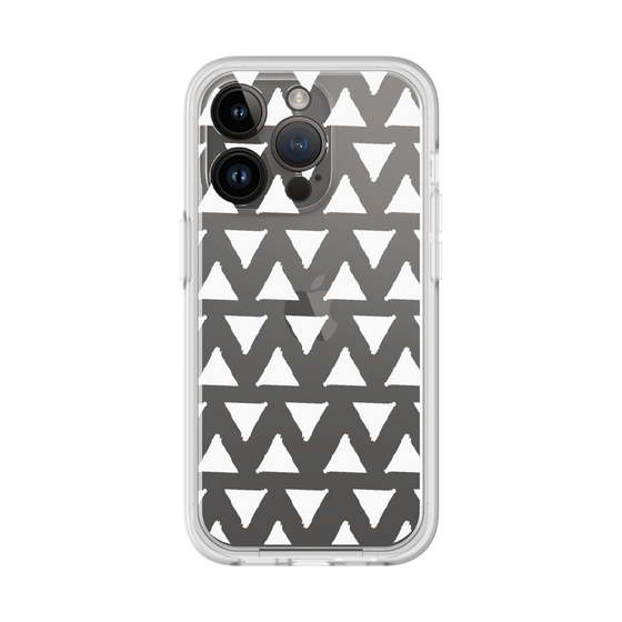 Slim Protection Premium Case［ Original - Favorite Color Triangle - White ］