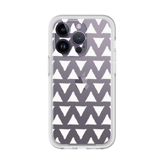 Slim Protection Premium Case［ Original - Favorite Color Triangle - White ］
