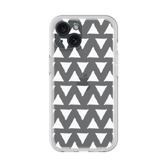 Slim Protection Premium Case［ Original - Favorite Color Triangle - White ］
