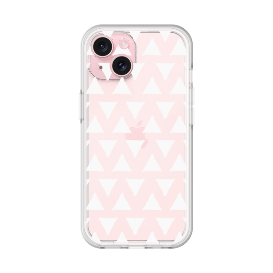 Slim Protection Premium Case［ Original - Favorite Color Triangle - White ］
