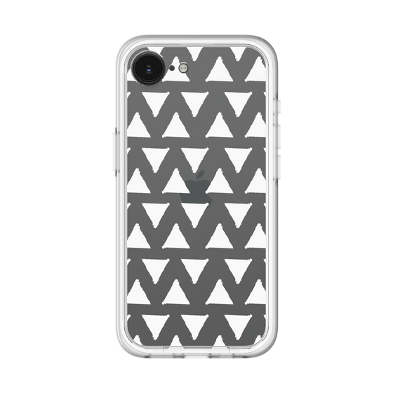 Slim Protection Premium Case［ Original - Favorite Color Triangle - White ］
