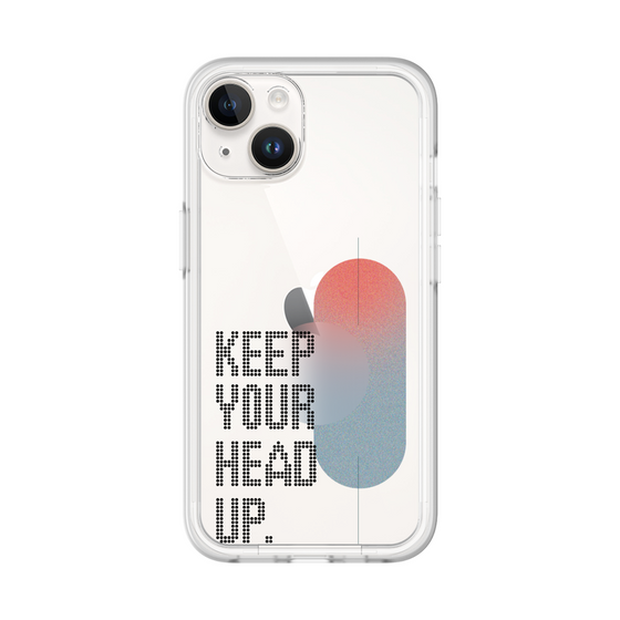Slim Protection Premium Case［ オリジナル - ドットオーバーレイ - KEEP YOUR HEAD UP/A ］