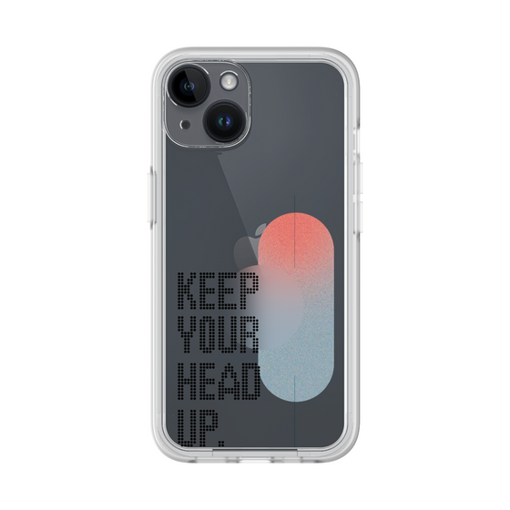 Slim Protection Premium Case［ オリジナル - ドットオーバーレイ - KEEP YOUR HEAD UP/A ］