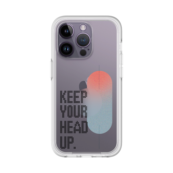 Slim Protection Premium Case［ オリジナル - ドットオーバーレイ - KEEP YOUR HEAD UP/A ］