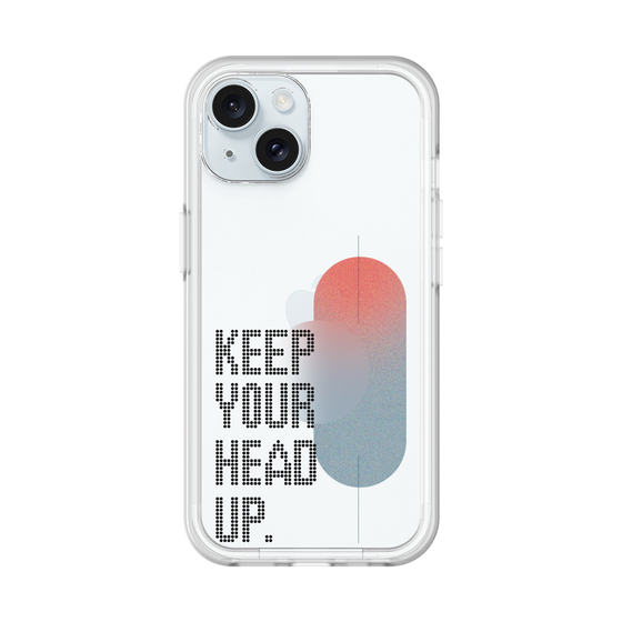 Slim Protection Premium Case［ オリジナル - ドットオーバーレイ - KEEP YOUR HEAD UP/A ］