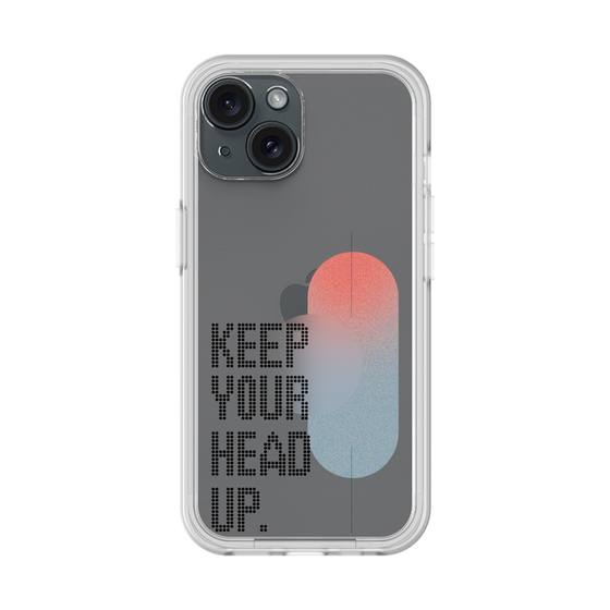 Slim Protection Premium Case［ オリジナル - ドットオーバーレイ - KEEP YOUR HEAD UP/A ］