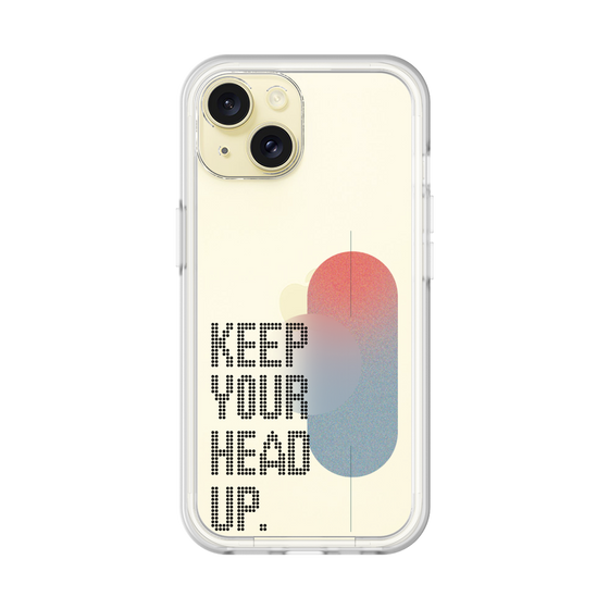 Slim Protection Premium Case［ オリジナル - ドットオーバーレイ - KEEP YOUR HEAD UP/A ］
