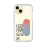 Slim Protection Premium Case［ オリジナル - ドットオーバーレイ - KEEP YOUR HEAD UP/A ］