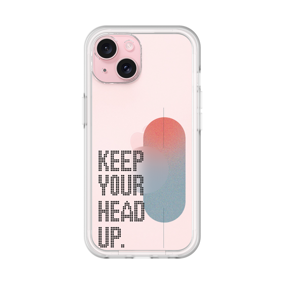 Slim Protection Premium Case［ オリジナル - ドットオーバーレイ - KEEP YOUR HEAD UP/A ］
