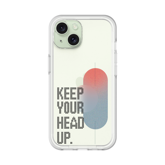 Slim Protection Premium Case［ オリジナル - ドットオーバーレイ - KEEP YOUR HEAD UP/A ］