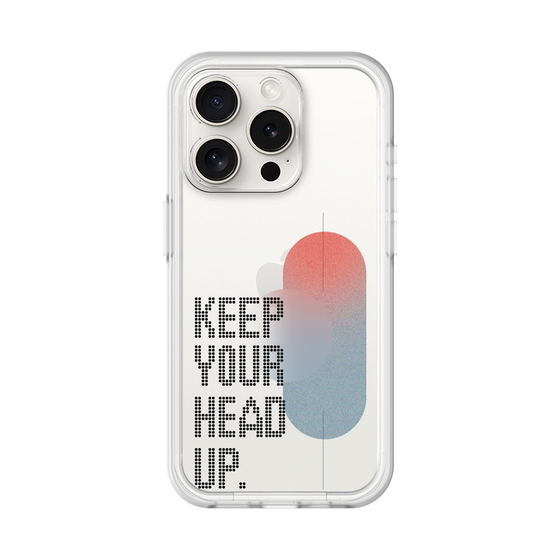 Slim Protection Premium Case［ オリジナル - ドットオーバーレイ - KEEP YOUR HEAD UP/A ］