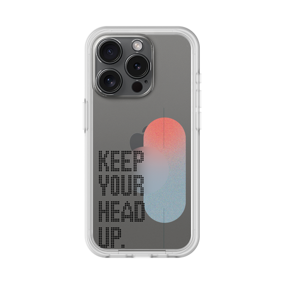 Slim Protection Premium Case［ オリジナル - ドットオーバーレイ - KEEP YOUR HEAD UP/A ］