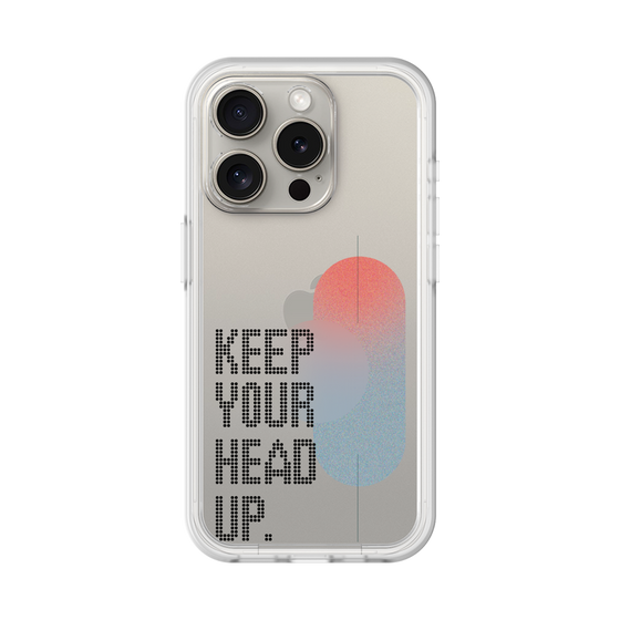 Slim Protection Premium Case［ オリジナル - ドットオーバーレイ - KEEP YOUR HEAD UP/A ］