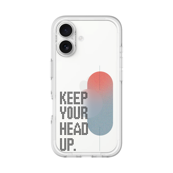 Slim Protection Premium Case［ オリジナル - ドットオーバーレイ - KEEP YOUR HEAD UP/A ］