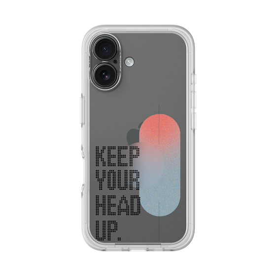 Slim Protection Premium Case［ オリジナル - ドットオーバーレイ - KEEP YOUR HEAD UP/A ］