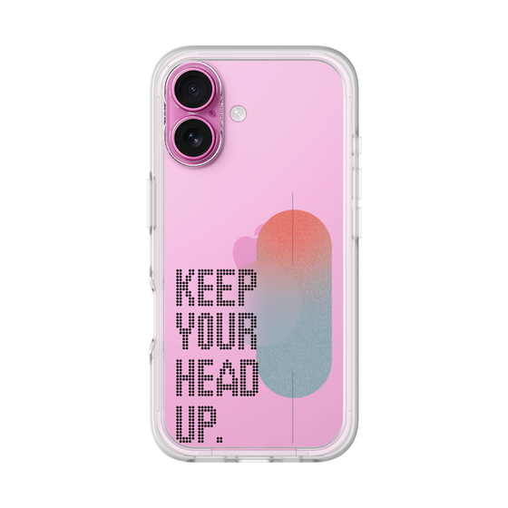 Slim Protection Premium Case［ オリジナル - ドットオーバーレイ - KEEP YOUR HEAD UP/A ］