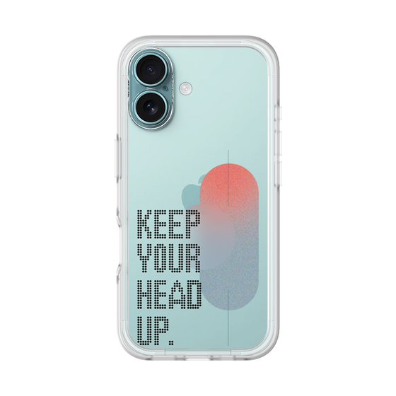 Slim Protection Premium Case［ オリジナル - ドットオーバーレイ - KEEP YOUR HEAD UP/A ］