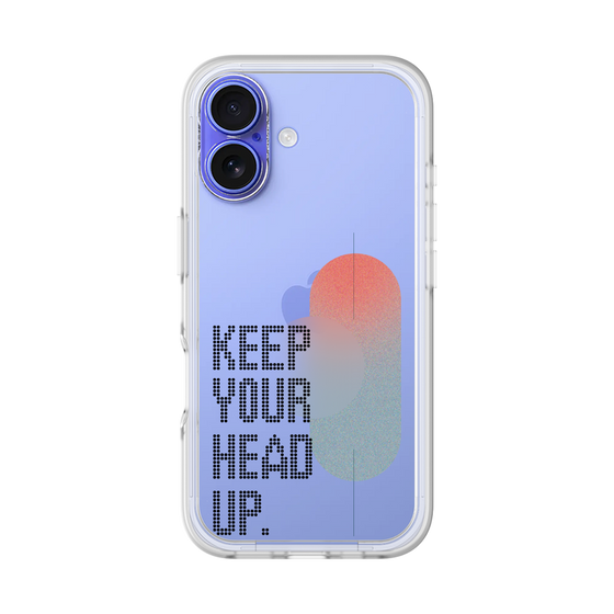 Slim Protection Premium Case［ オリジナル - ドットオーバーレイ - KEEP YOUR HEAD UP/A ］