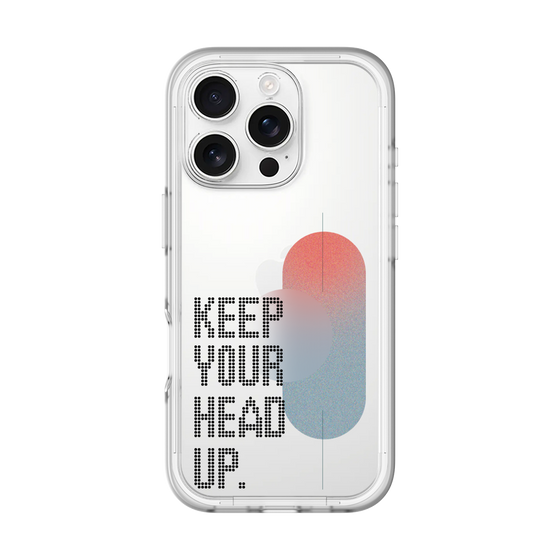Slim Protection Premium Case［ オリジナル - ドットオーバーレイ - KEEP YOUR HEAD UP/A ］