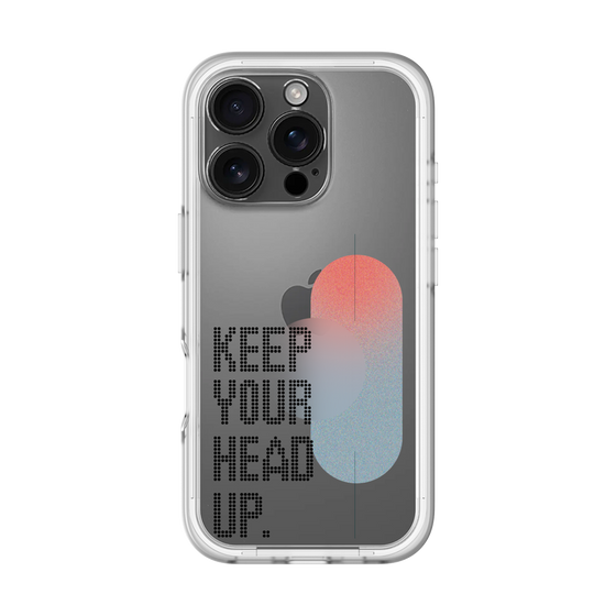 Slim Protection Premium Case［ オリジナル - ドットオーバーレイ - KEEP YOUR HEAD UP/A ］