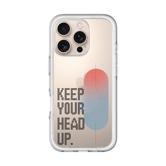 Slim Protection Premium Case［ オリジナル - ドットオーバーレイ - KEEP YOUR HEAD UP/A ］