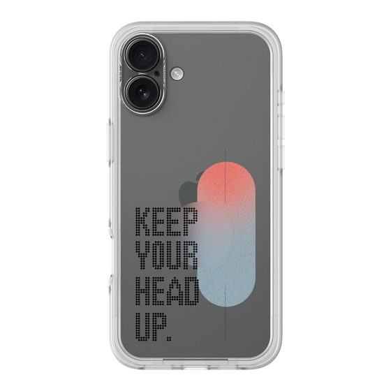 Slim Protection Premium Case［ オリジナル - ドットオーバーレイ - KEEP YOUR HEAD UP/A ］