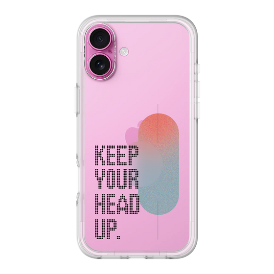 Slim Protection Premium Case［ オリジナル - ドットオーバーレイ - KEEP YOUR HEAD UP/A ］