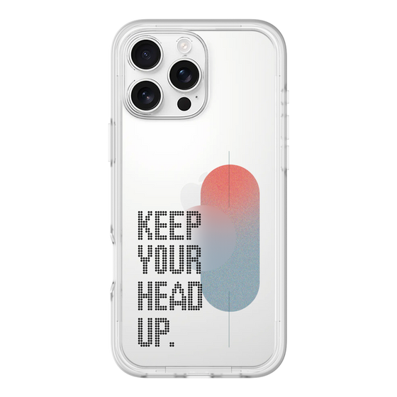 Slim Protection Premium Case［ オリジナル - ドットオーバーレイ - KEEP YOUR HEAD UP/A ］