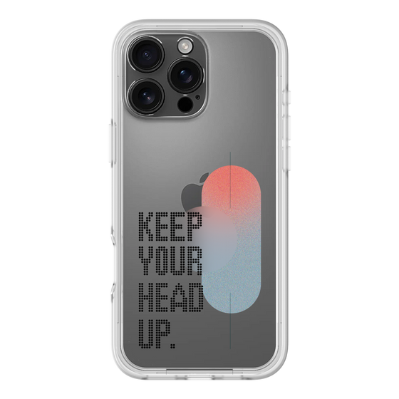 Slim Protection Premium Case［ オリジナル - ドットオーバーレイ - KEEP YOUR HEAD UP/A ］