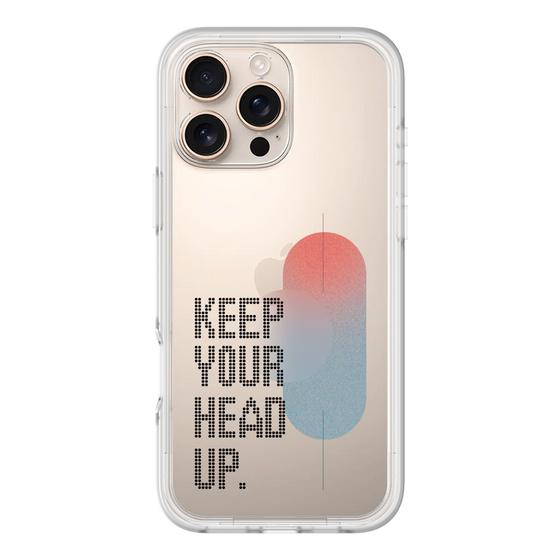 Slim Protection Premium Case［ オリジナル - ドットオーバーレイ - KEEP YOUR HEAD UP/A ］