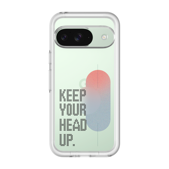 Slim Protection Premium Case［ オリジナル - ドットオーバーレイ - KEEP YOUR HEAD UP/A ］
