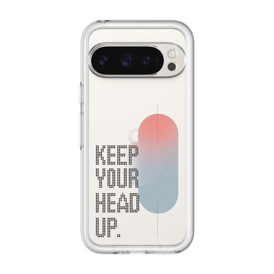Slim Protection Premium Case［ オリジナル - ドットオーバーレイ - KEEP YOUR HEAD UP/A ］