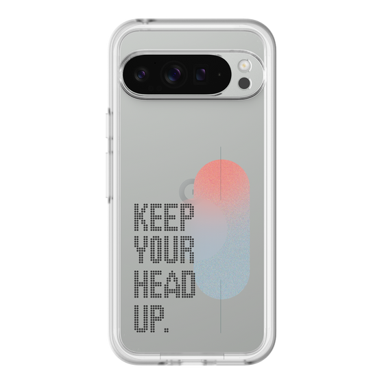 Slim Protection Premium Case［ オリジナル - ドットオーバーレイ - KEEP YOUR HEAD UP/A ］