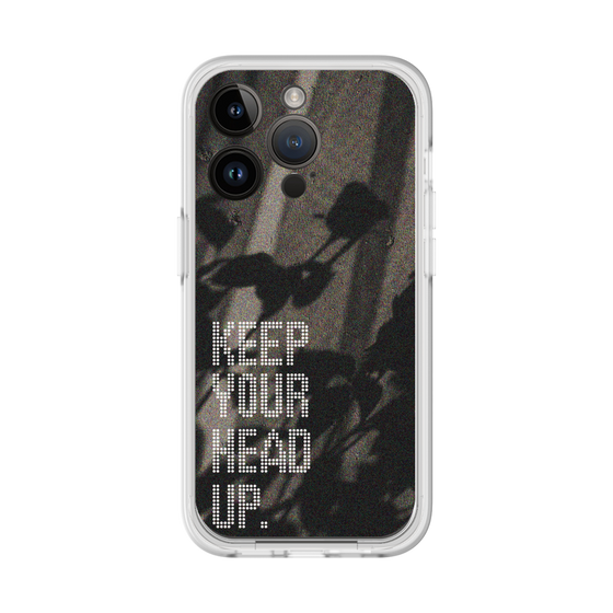 Slim Protection Premium Case［ オリジナル - ドットオーバーレイ - KEEP YOUR HEAD UP/B ］